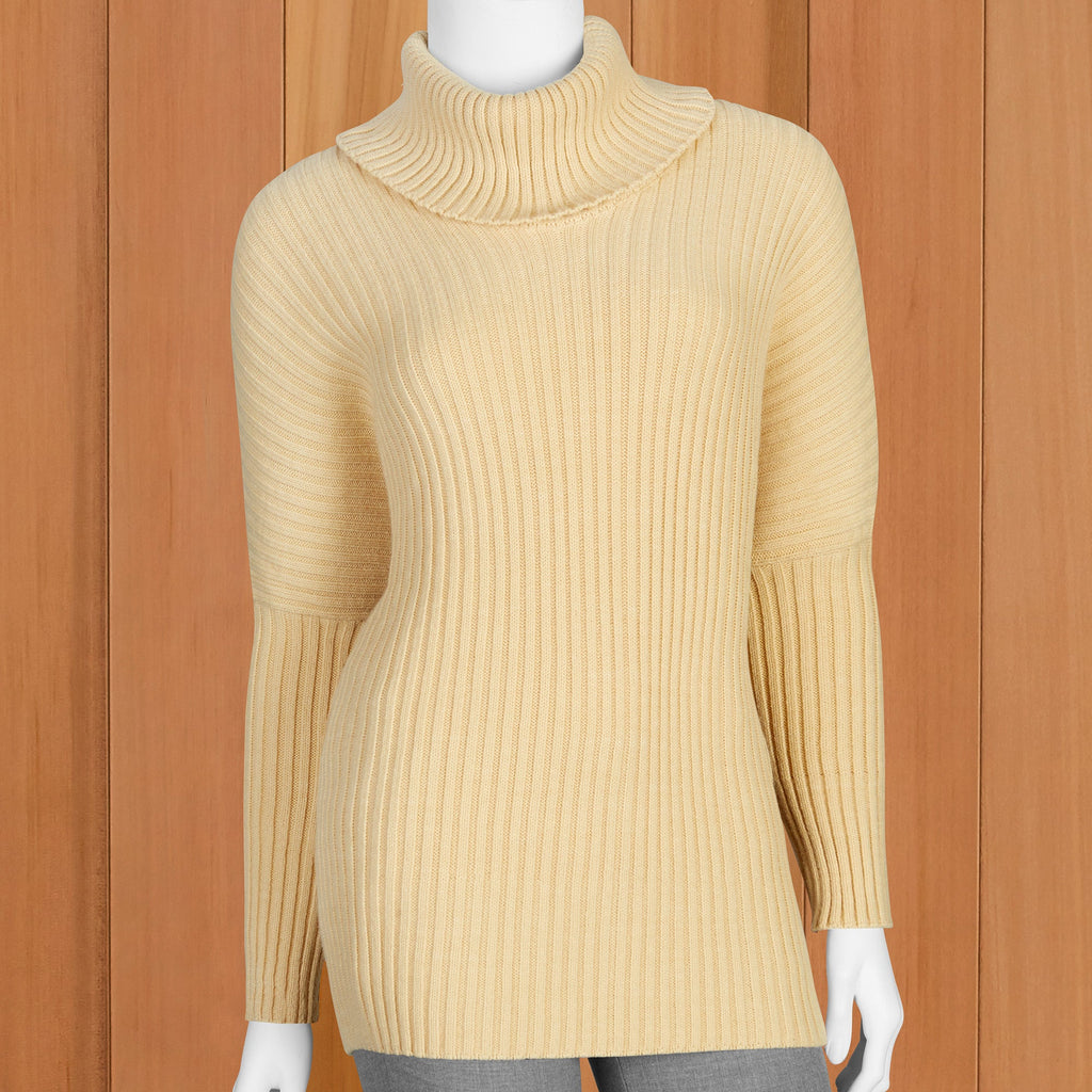 Mer-Sea Women's New Yorker Ribbed Cowl Sweater