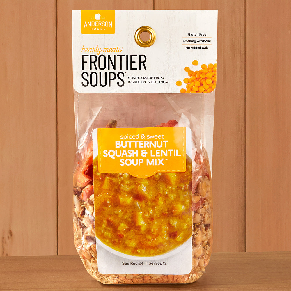 Frontier Soups Hearty Meals Mix - Spiced & Sweet Butternut Squash & Lentil Soup
