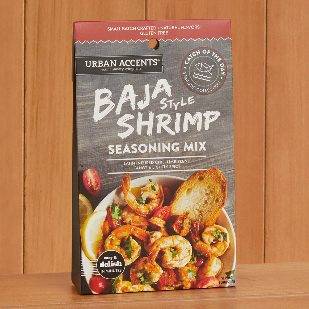 Urban Accents Catch of the Day Seafood Seasoning Mix, Baja-Style Shrimp