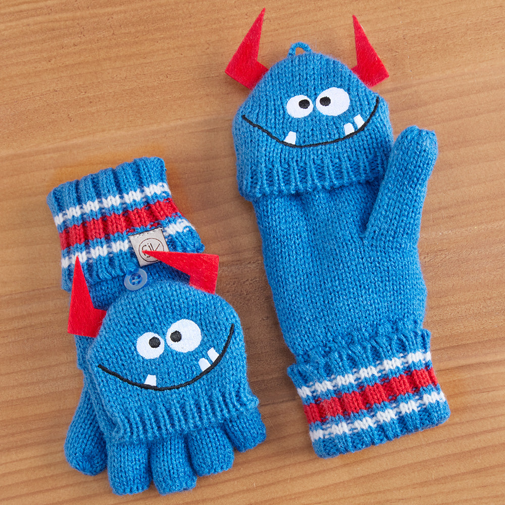 Kids' Flip-Top Convertible Mittens/Fingerless Gloves