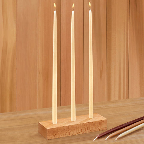 Maison Pechavy Wood Slim-Taper Candleholder