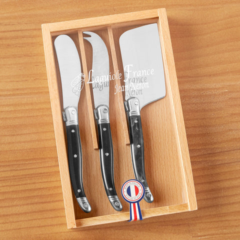 Laguiole Stainless Steel Cheese Knives