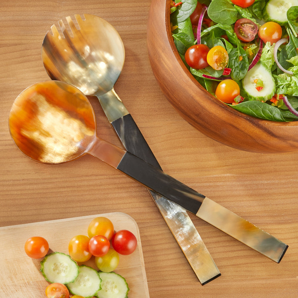 Be Home Horn Salad Servers