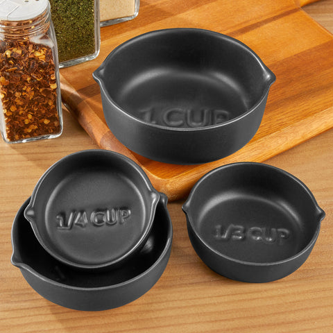 Be Home Stoneware Measuring Cups, Set of 4
