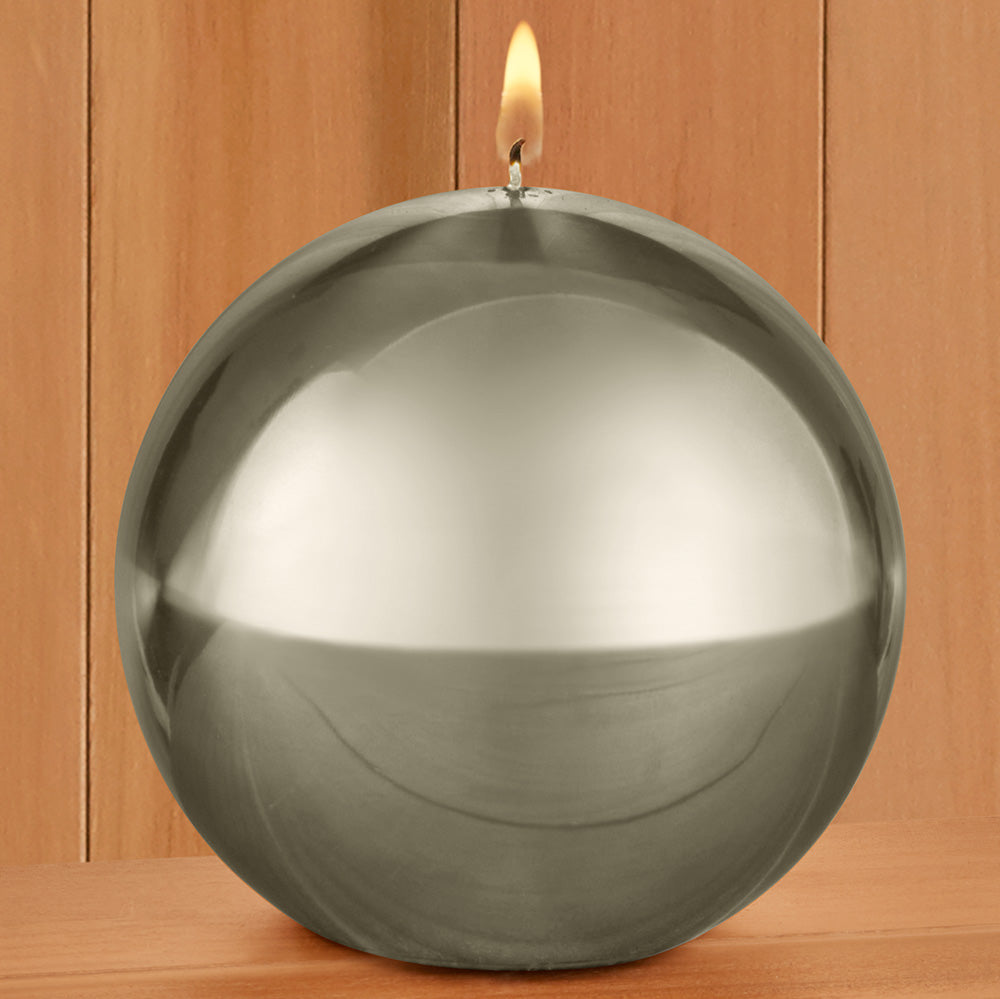 Metallic Ball Candle