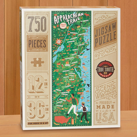 750 Piece Jigsaw Puzzle, "Appalachian Trail" by Nate Padavick