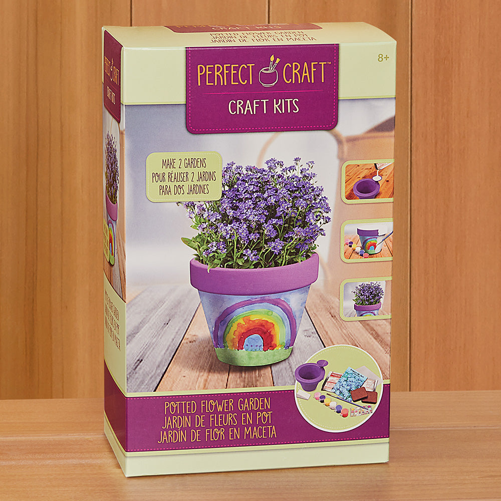 Perfect Craft Potted Flower Garden Craft Kit