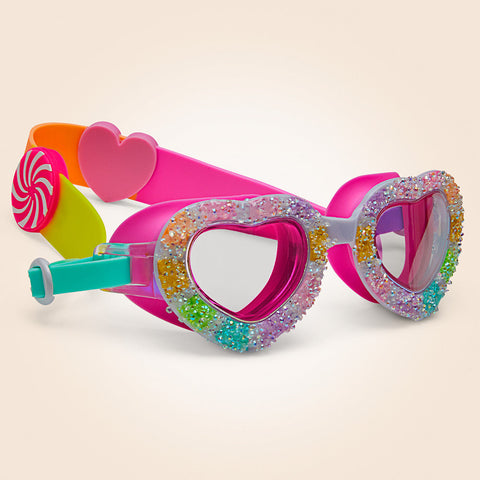 Children's Swim Goggles, I Luv Candy Sweethearts