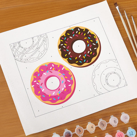 Pink Picasso Paint-by-Numbers Kit, KIDS!