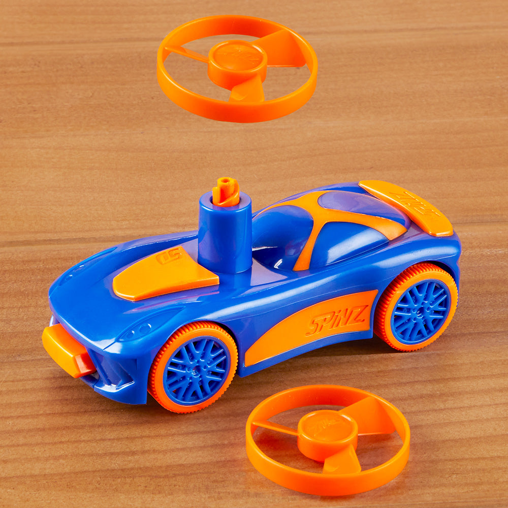 Spinz Pull-Back Race Car with Flying Disc