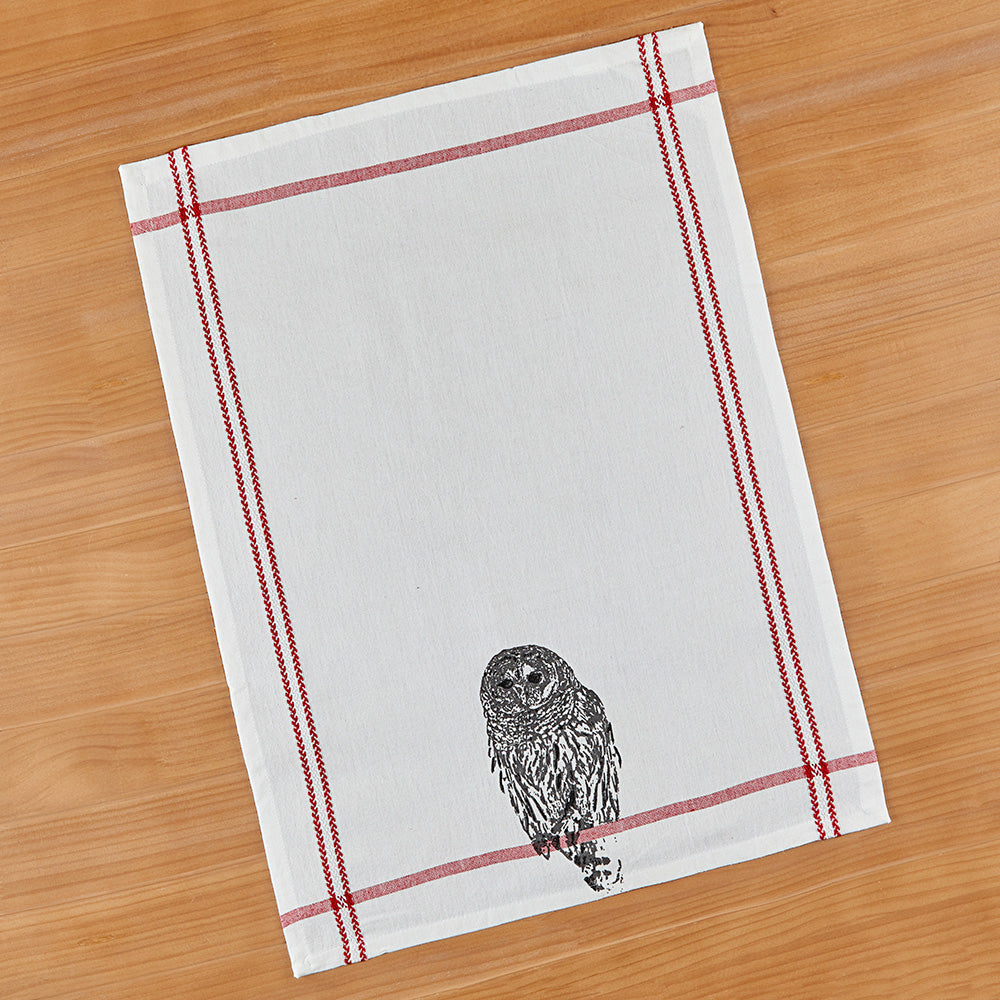 Woodland Winter Sketches Kitchen Tea Towels