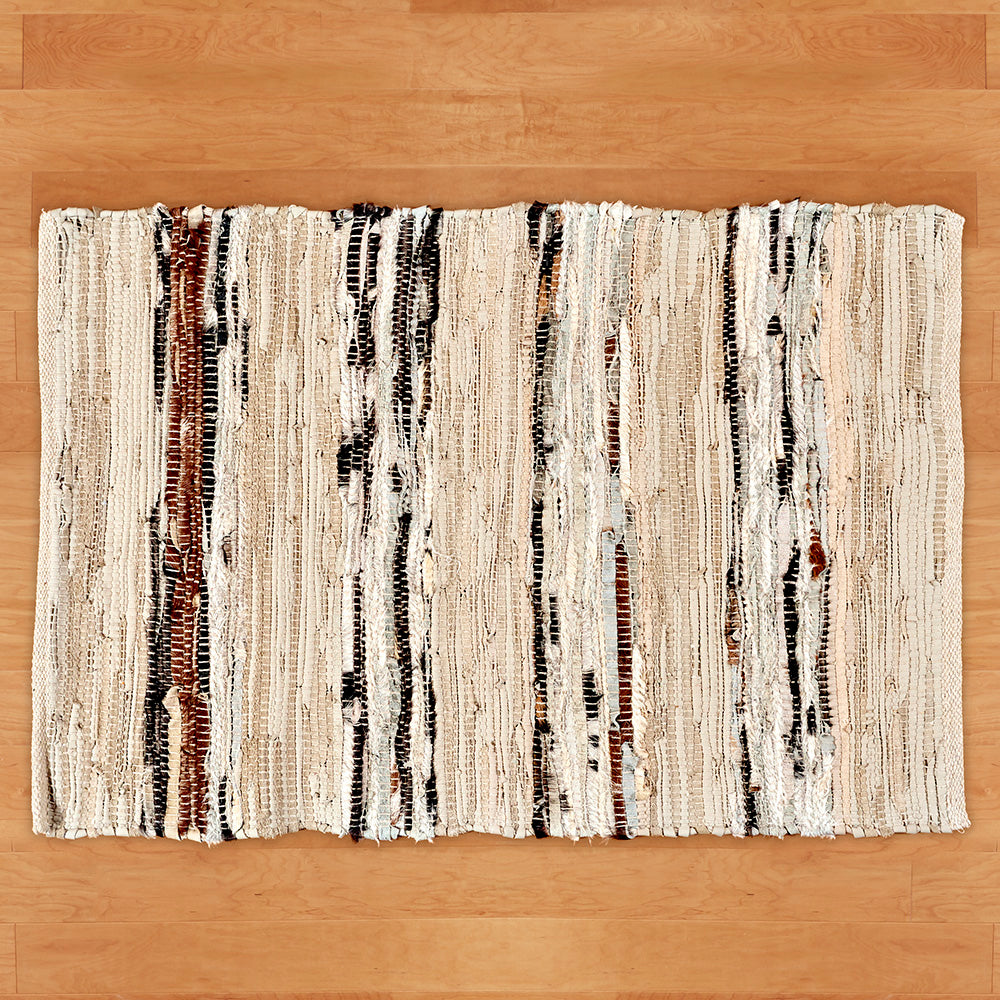 Lexington Stripe 2' x 3' Woven Chindi Rug – To The Nines Manitowish Waters