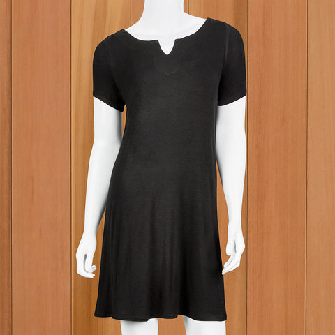 Women's Split-Neck Jersey Dress