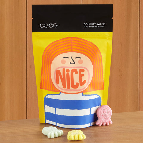 COCO Sour Octopus Foam Sweets
