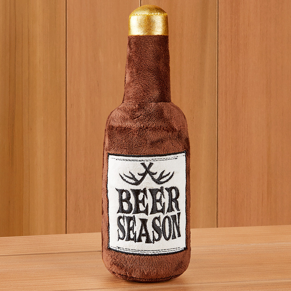 "Beer Season" Bottle Dog Toy