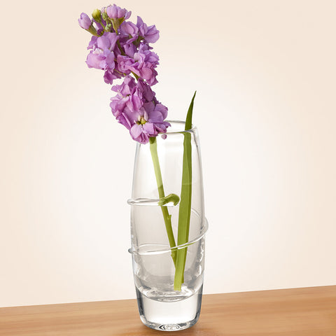 Simon Pearce Handblown Glass Wellesley Bud Vase