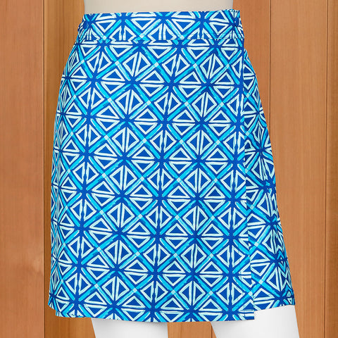 Charlie Paige Women's Essential Beach Wrap Skirt, Blue