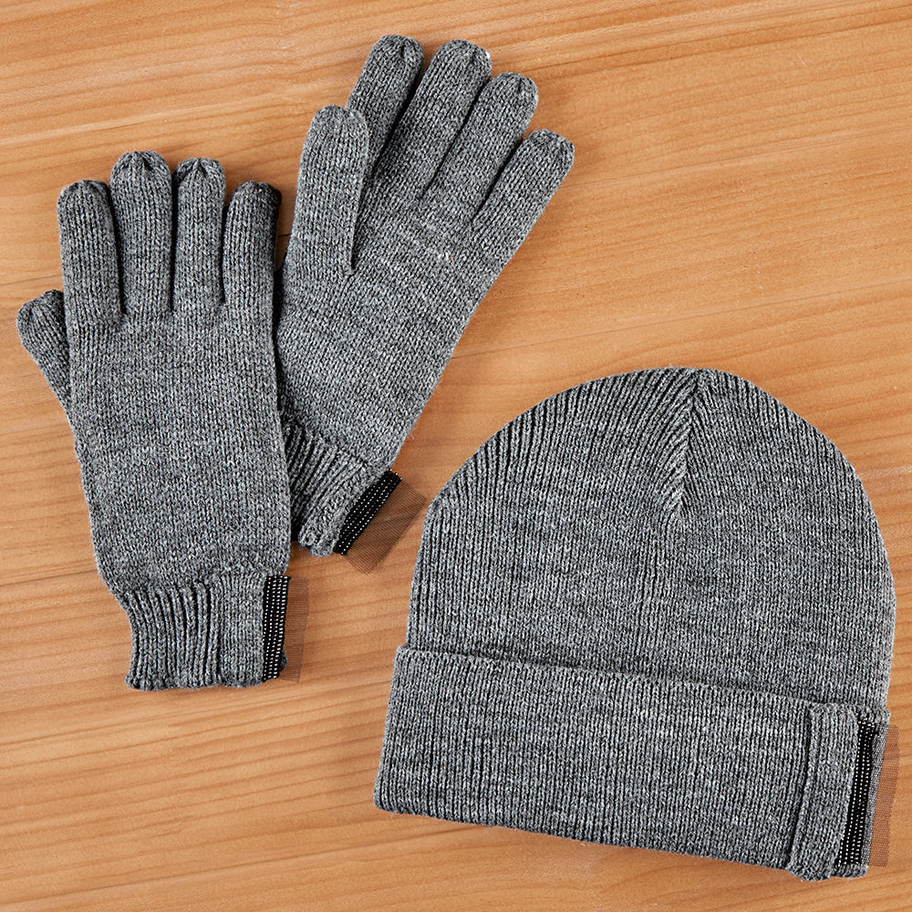 Charlie Paige Women's Knit Beanie and Glove Set