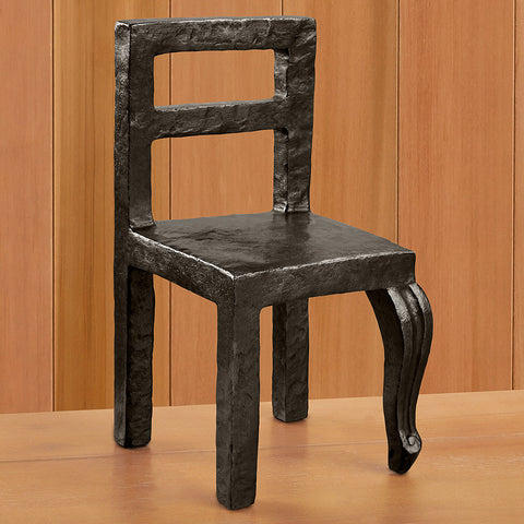 "The Context" Bronze Chair Sculpture by Manuel Ferreiro