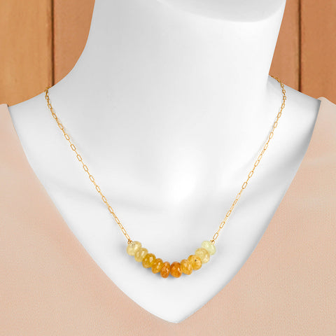 Hazen & Co. "Mazy" Opal Necklace