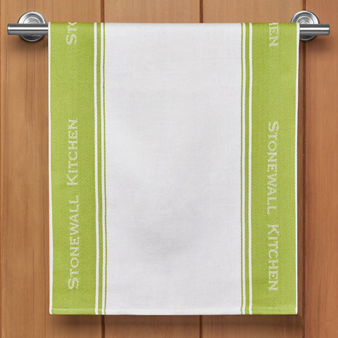 Stonewall Kitchen Cotton Towel, Striped Jacquard