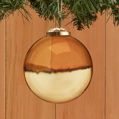 Ombre Luster Glass Ball Ornament – 4"