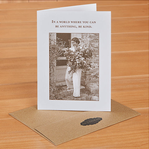 Shannon Martin Thank You Card, Be Anything, Be Kind