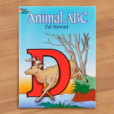 "Animal ABC" Coloring Book by Pat Stewart