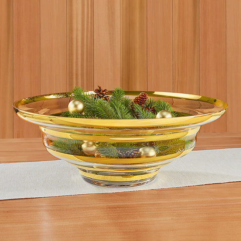 Saturn Art Glass Bowl