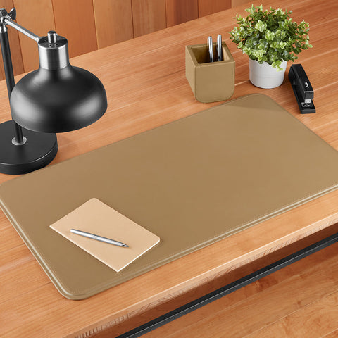 Radius Edge Leather Desk Blotter
