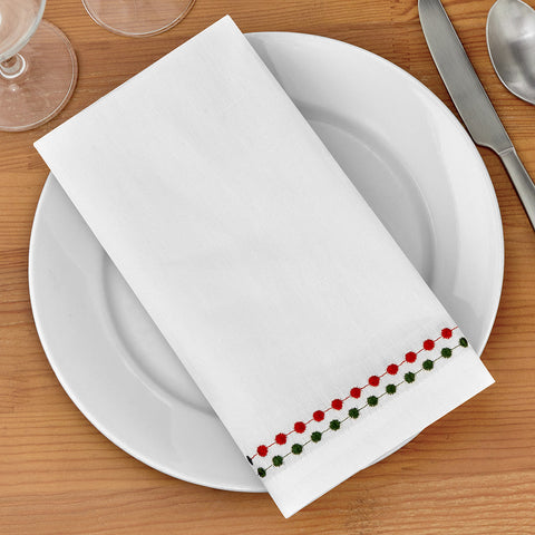 Bodrum Pearls Linen Napkin