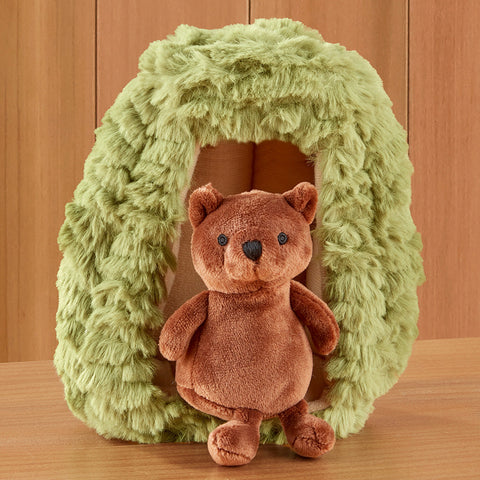 Jellycat Little Legs Plush Toy, Forest Fauna Bear