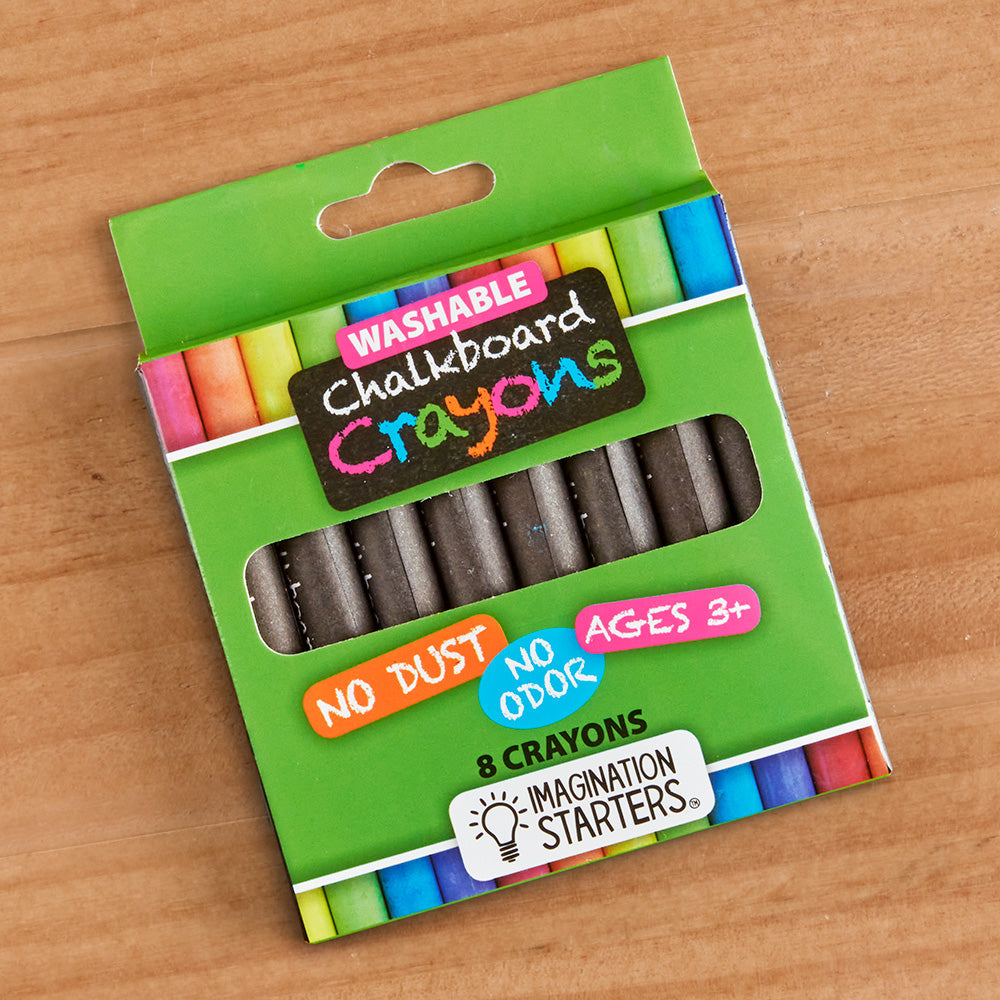 Imagination Starters Chalkboard Crayons, Pack of 8