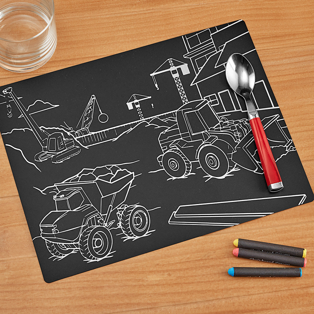Imagination Starters Travel Chalkboard Coloring Placemats