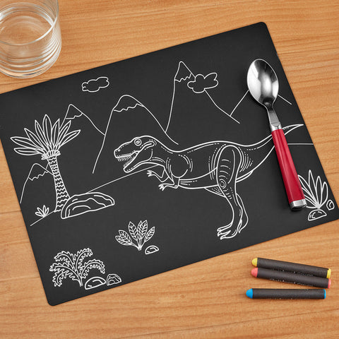 Imagination Starters Travel Chalkboard Coloring Placemats