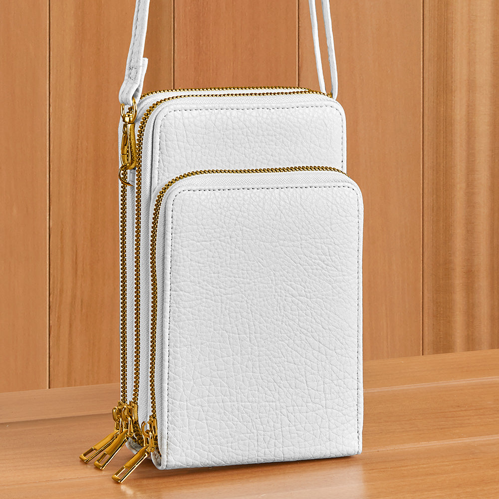 Crossbody Bags For Women with Small Coin Purse PU Leather