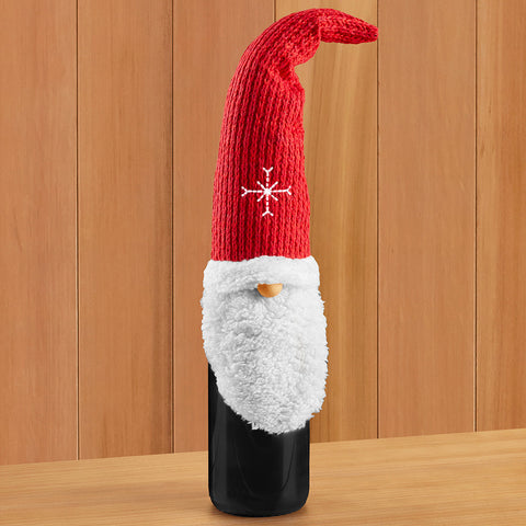 Scandinavian Snowflake Gnome Bottle Topper