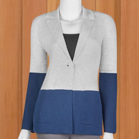 Kinross Cashmere Women's Knit Blazer