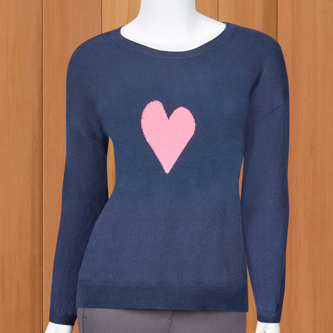 J Society Women's Heart Sweater