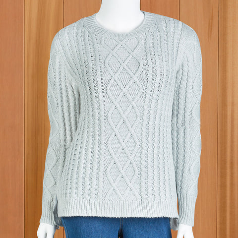 J Society Women's Cable Knit Sweater