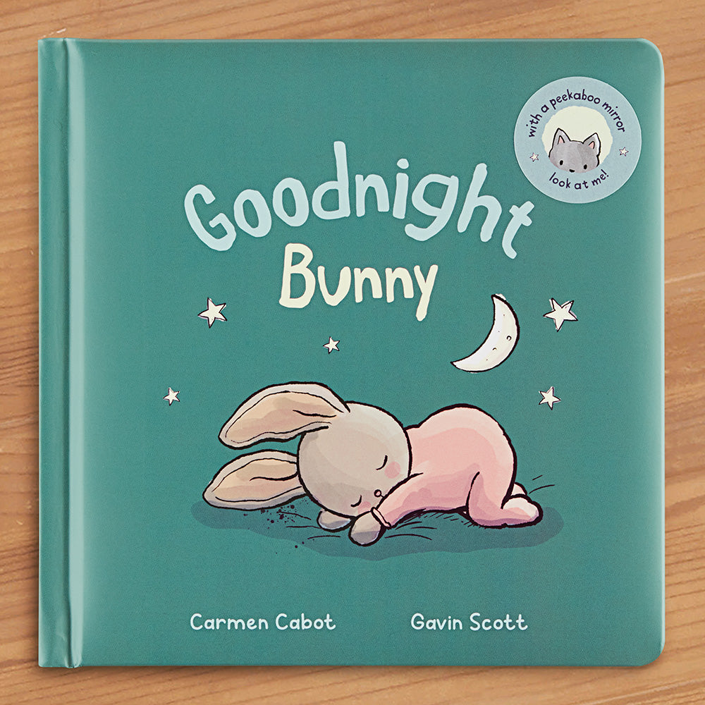 "Goodnight Bunny" Board Book by Jellycat