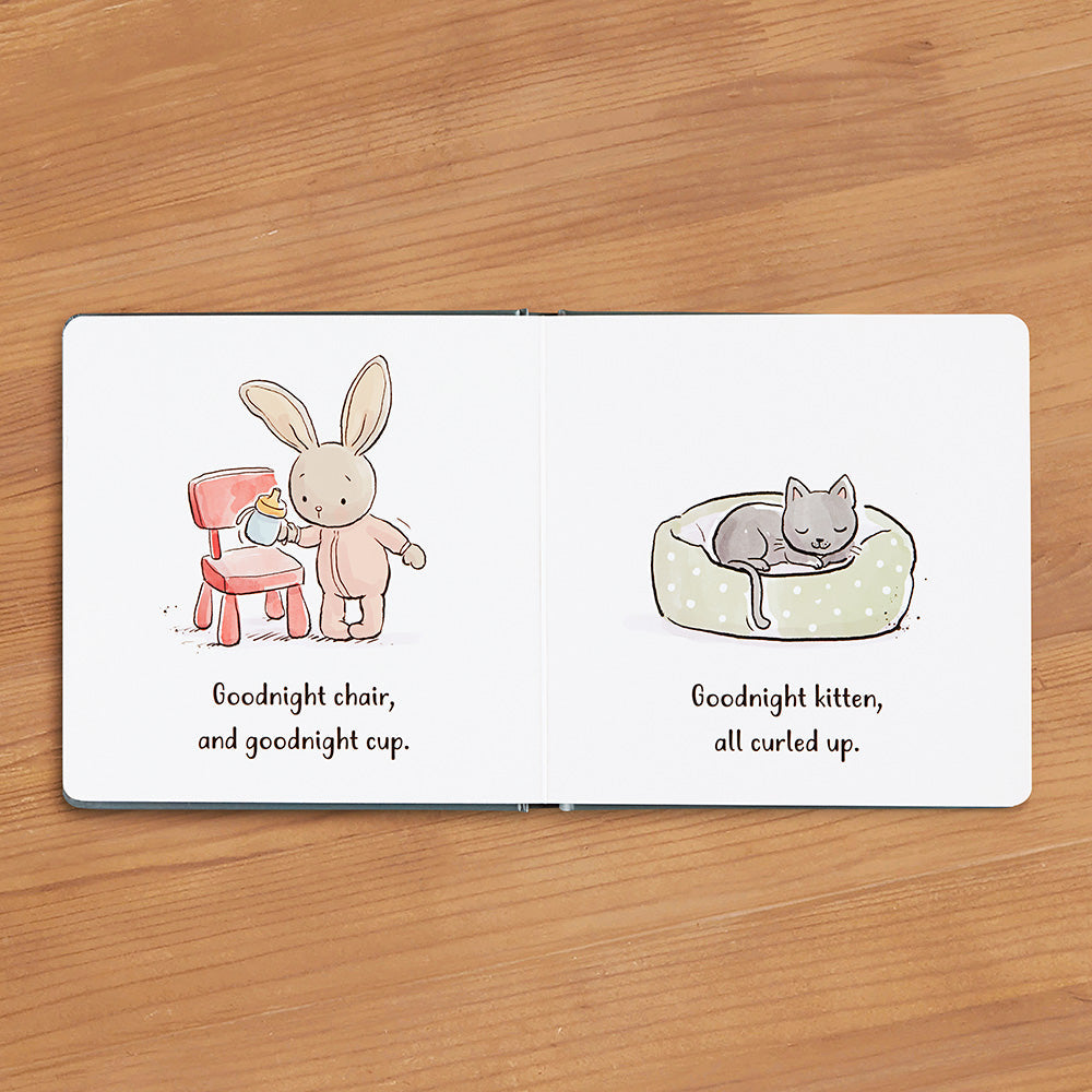 "Goodnight Bunny" Board Book by Jellycat