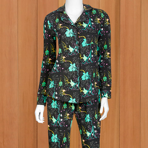 The Cat's Pajamas Women's Pima Knit Pajama Set, Stargazer