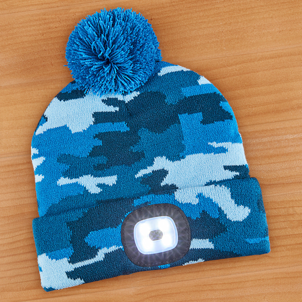 Kid's Rechargeable LED Beanie, Hide & Seek Collection, Incognito
