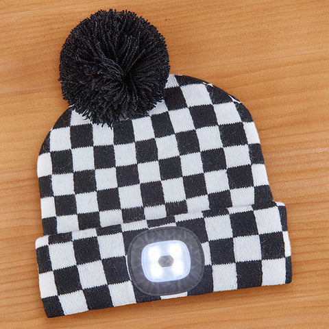 Kid's Rechargeable LED Beanie, Hide & Seek Collection, Race You There