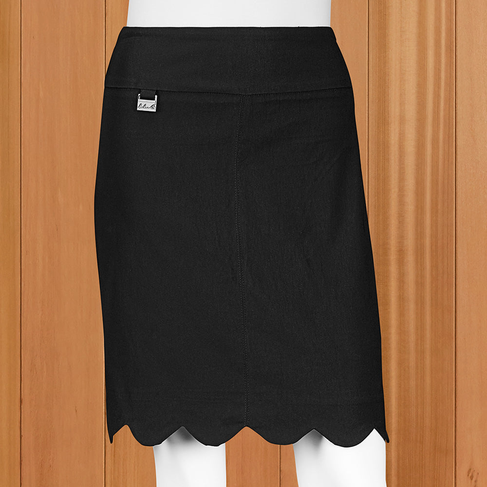 Lulu-B Bangladine White Scallop Shorts