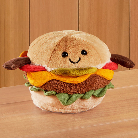 Burger plush hot sale toy