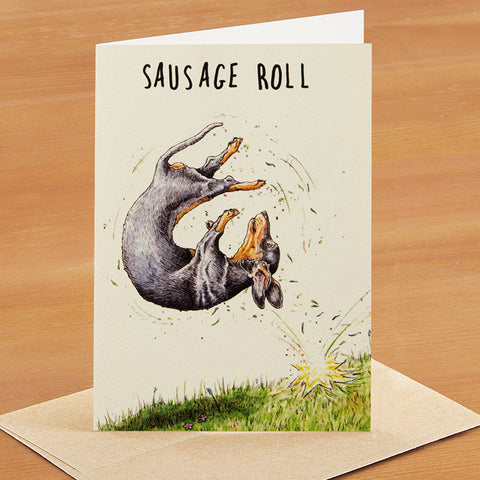 Hester & Cook Greeting Card, Sausage Roll