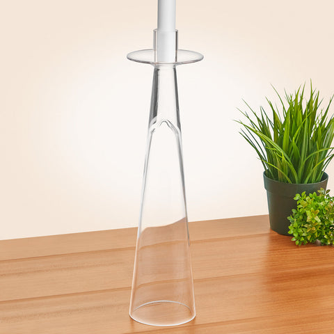 Alina Glass Taper Candle Holder