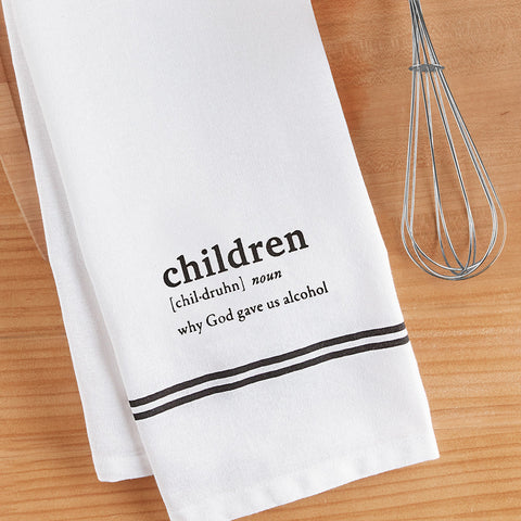 Tableau Dishtowel, Children